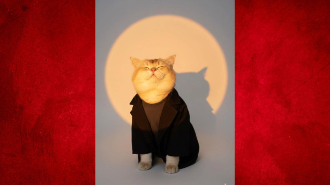 Foto studio kucing hasil Nano Banana Gemini AI. (Google Indonesia)